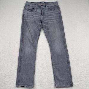 Revtown Jeans Mens 32x30‎ Gray Sharp Straight Leg Stretch 5 Pocket Decade Denim